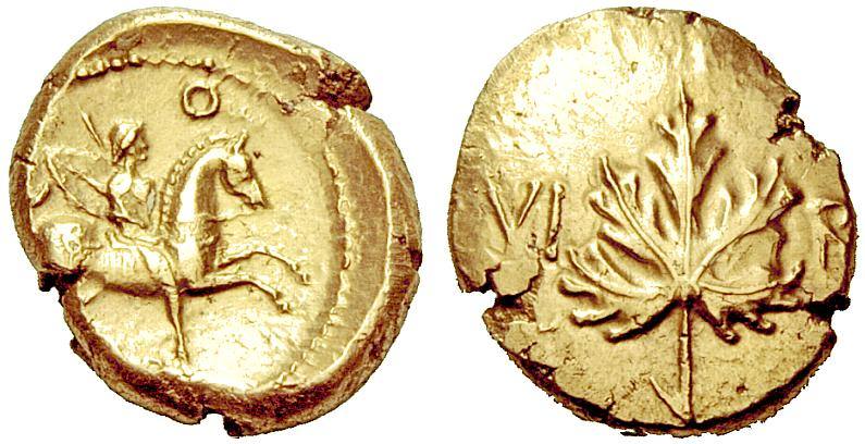 Goldstater des Atrebatenkönigs Verica
