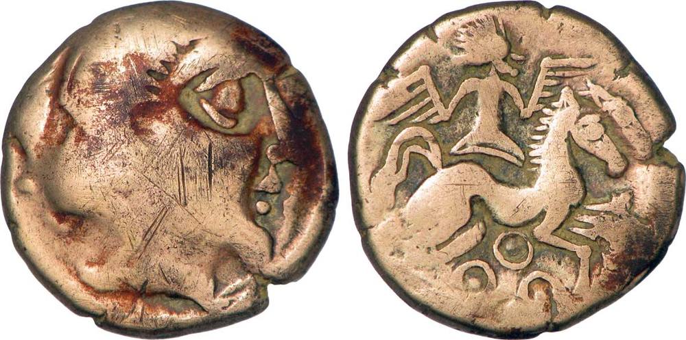 Goldstater der Bituriges Cubi