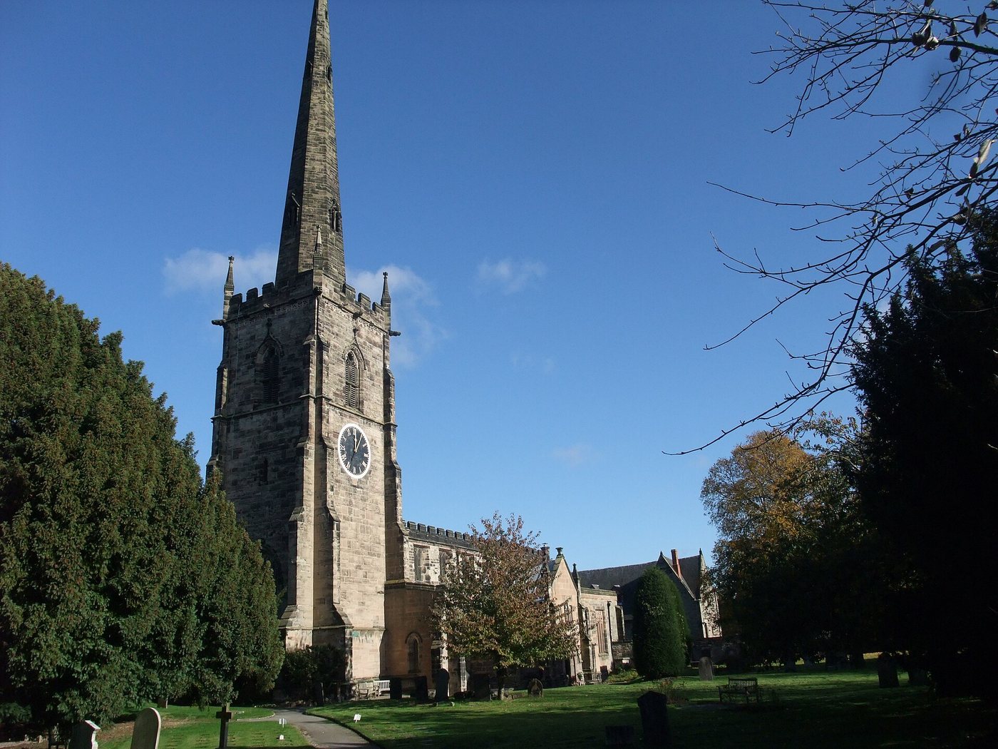 Die Kirche St Wystan in Repton, Derbyshire