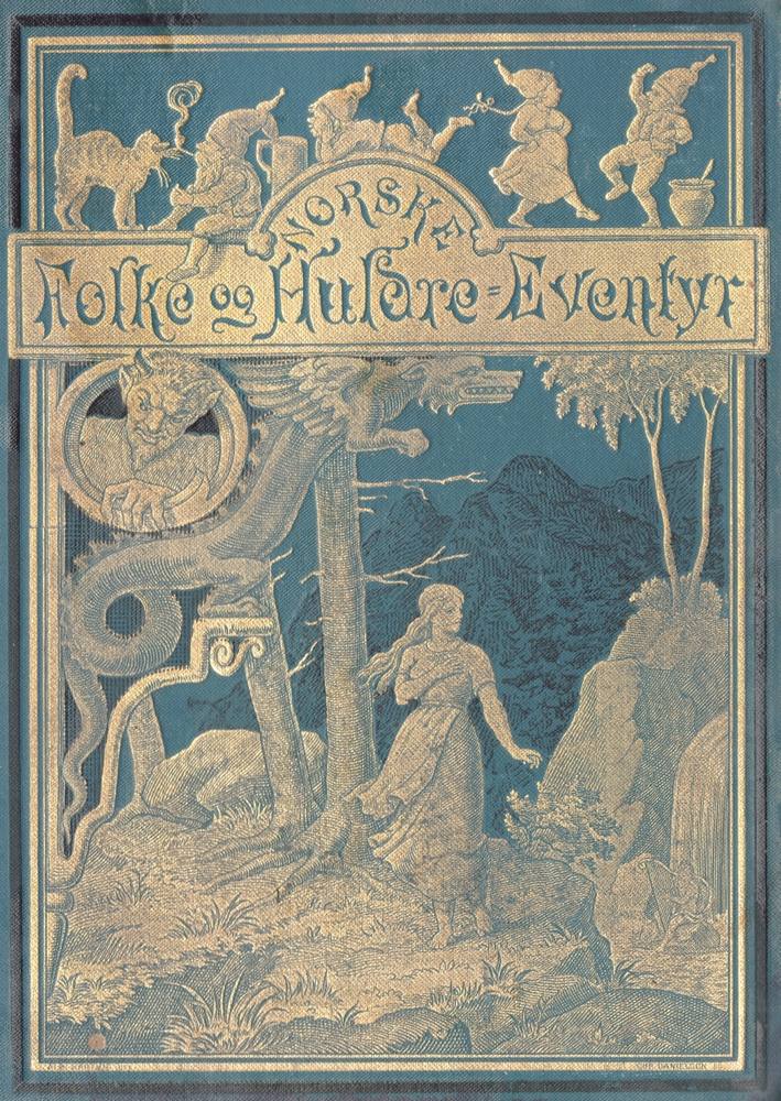 Titelbild der Norske folke- og huldre-eventyr