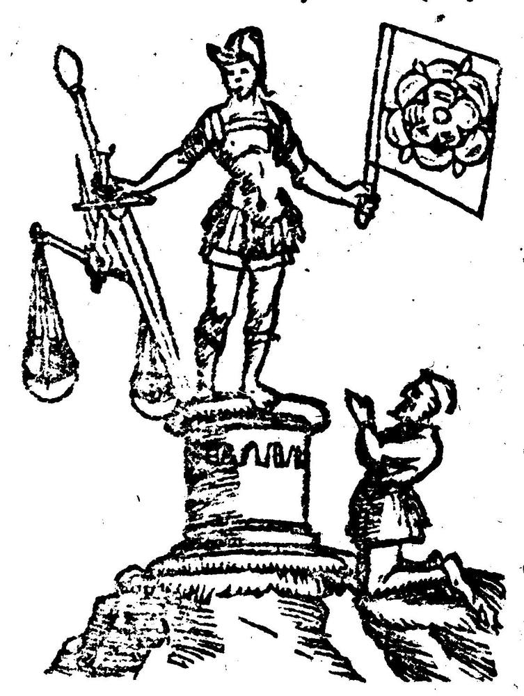 Irminsul-Darstellung bei Sebastian Münster