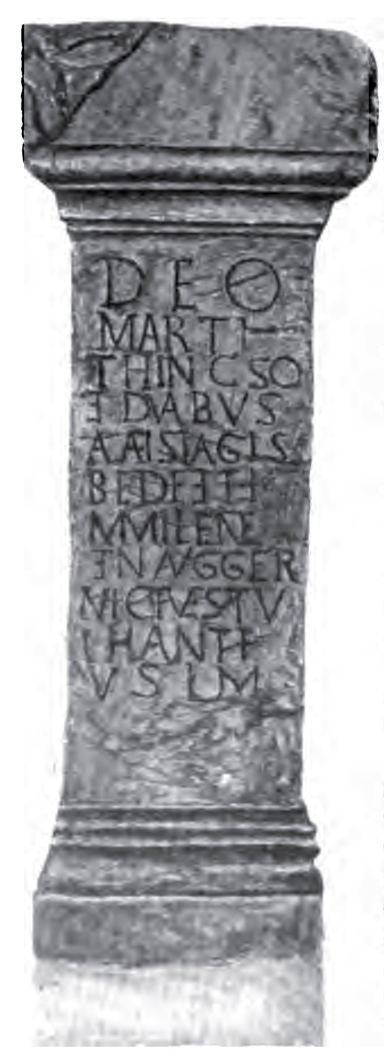 Altar to Mars Thingsus, Beda and Fimmilena from Housesteads (RIB 1594)