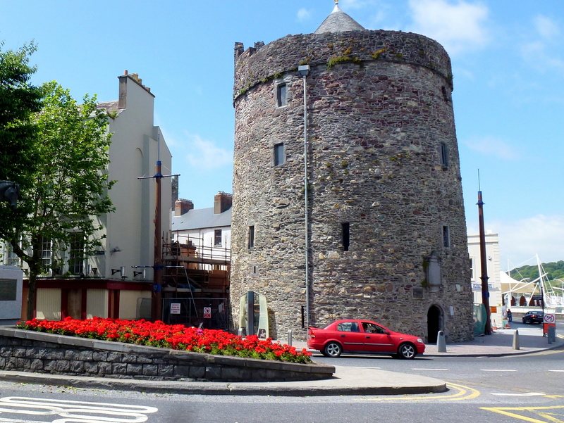 Reginald's Tower in Waterford, runder Steinturm am Kai