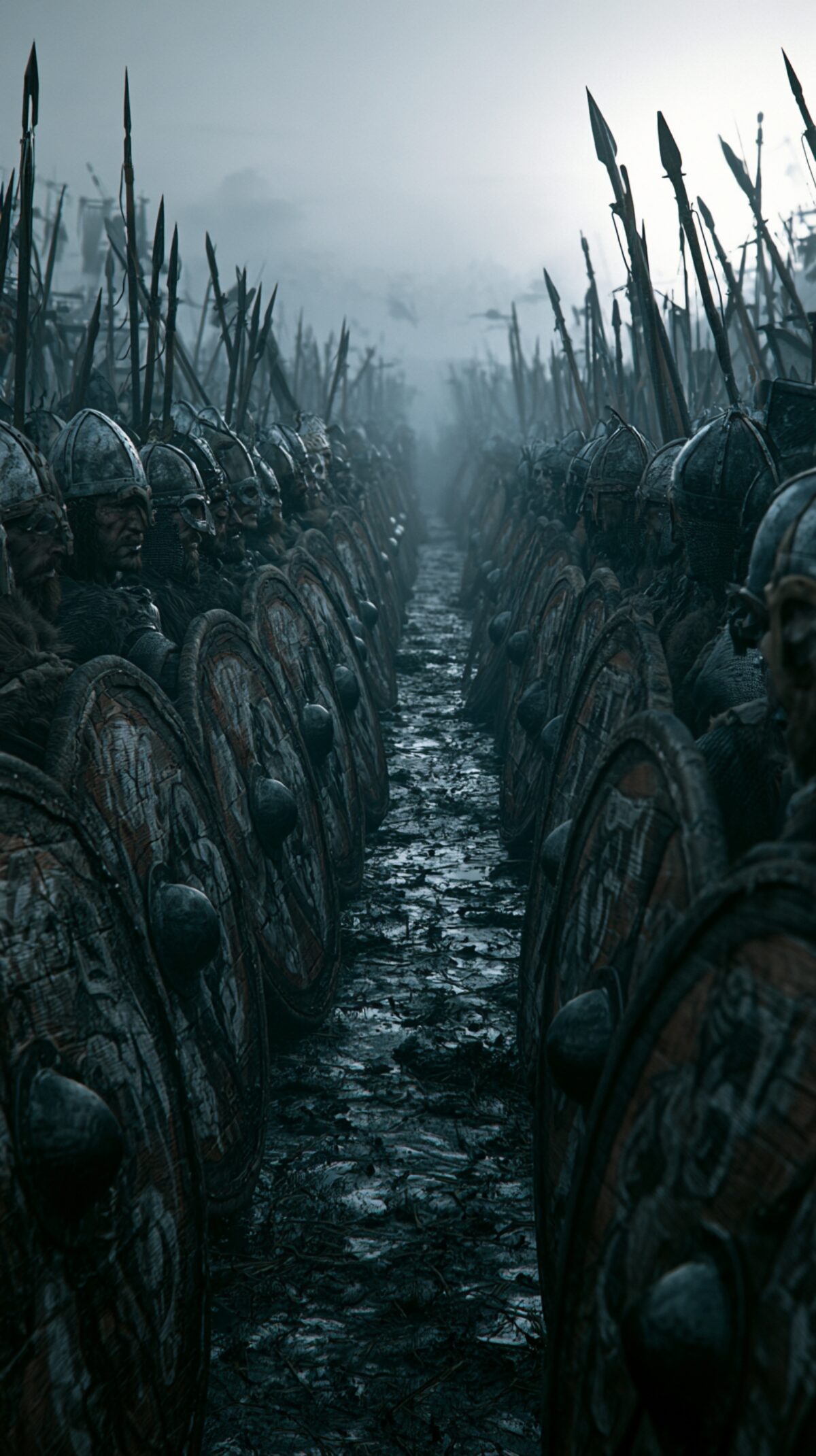 The shield wall – discipline over wildness