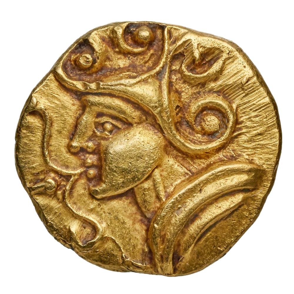 Gold half stater of the Sequani