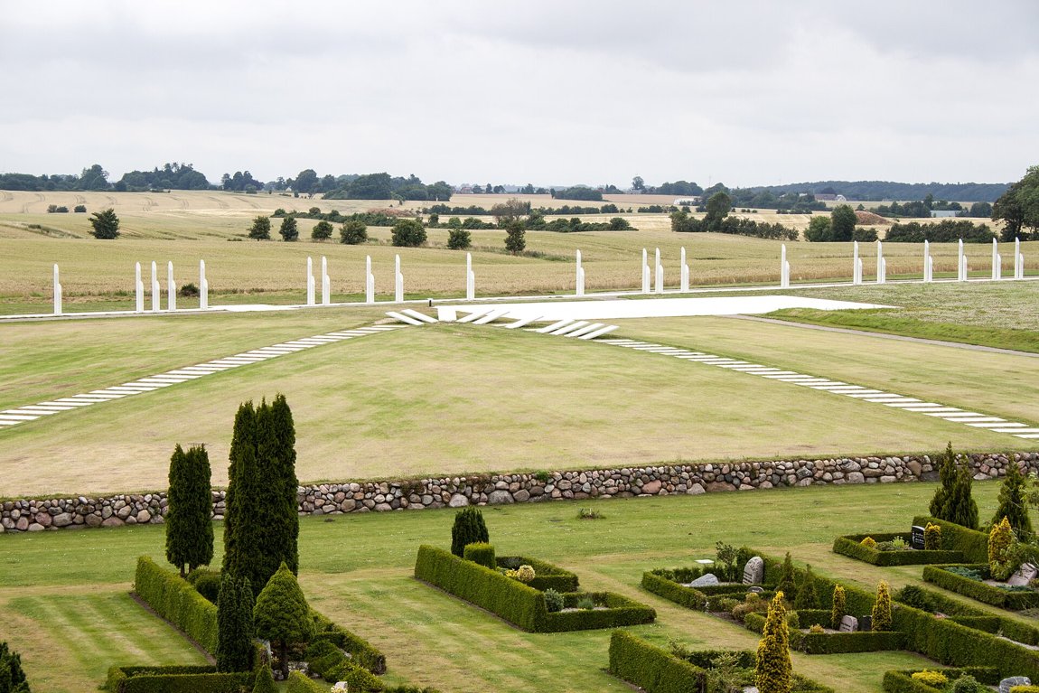 Jelling — royal mounds, rune stones and church: the monument of Harald Bluetooth’s power.