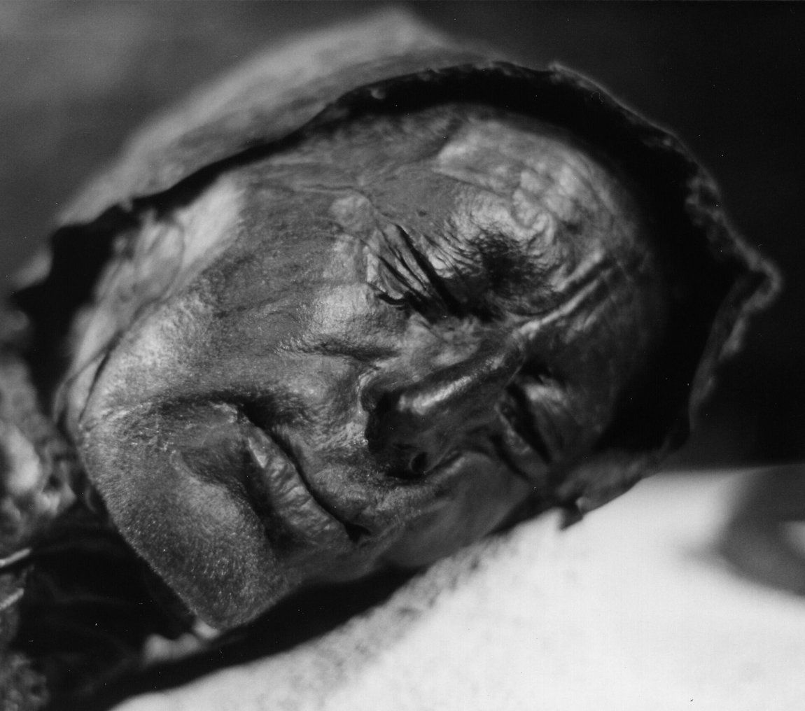 Der Tollund-Mann – eine Moorleiche der vorroemischen Eisenzeit.