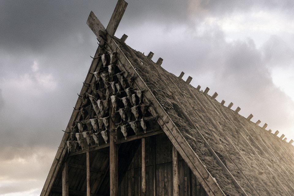 A sacrifice hall at the feast – evoking the old Germanic blót festivals