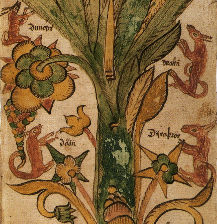 Die vier Hirsche an Yggdrasil