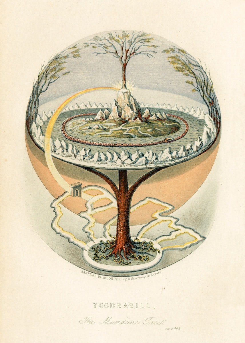 The world tree Yggdrasil