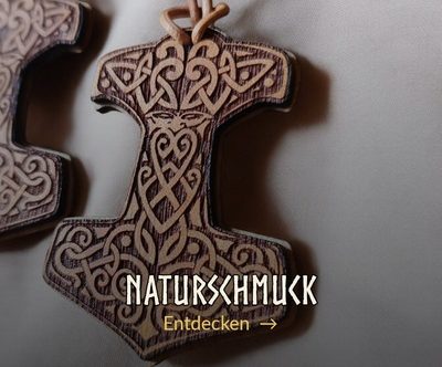 Naturschmuck, Holzanhänger